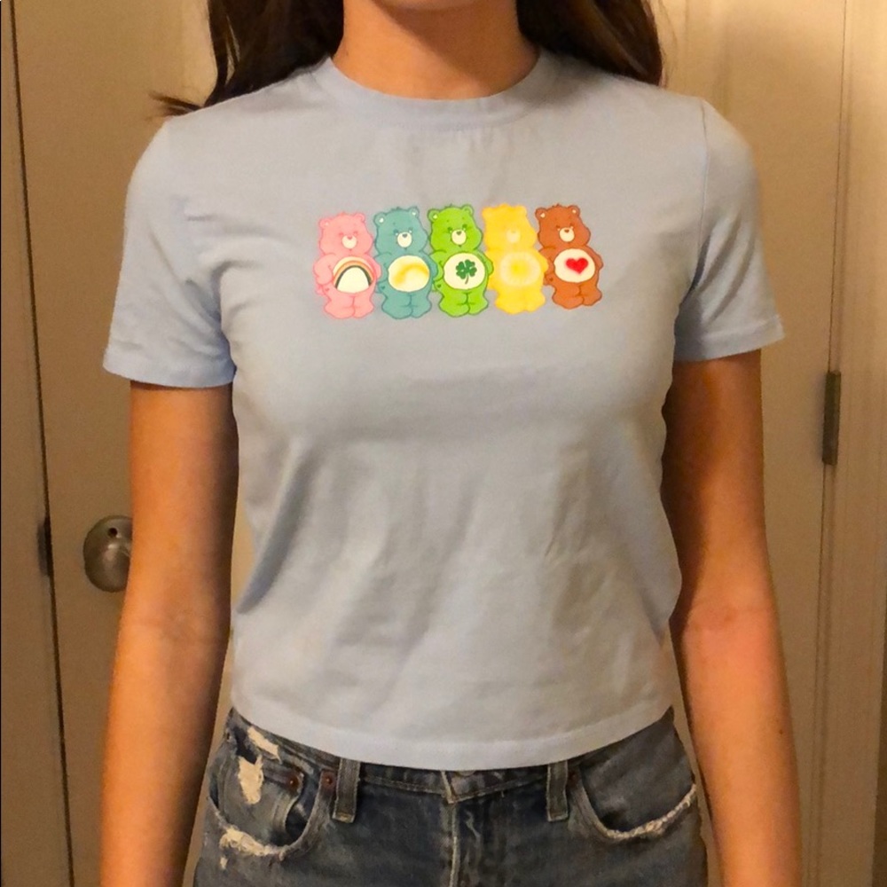 Care bear crop shirt